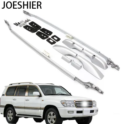 Aluminum Alloy Roof Rack Side Rails Vertical Bars for Toyota Sienna and Land Cruiser LC200, Bolt-on Installation Aluminum Alloy Roof Rack Side Rails Vertical Bars for Toyota Sienna and Land Cruiser LC200, Bolt-on Installation