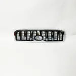 Front Center Radiator Grille Chrome/Black with Emblem for 2002-2009 Toyota Land Cruiser Prado LC120 GRJ120