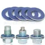 10pcs Engine Oil Pan Drain Plug Gaskets Aluminum Washers for Toyota Lexus 90430-12031