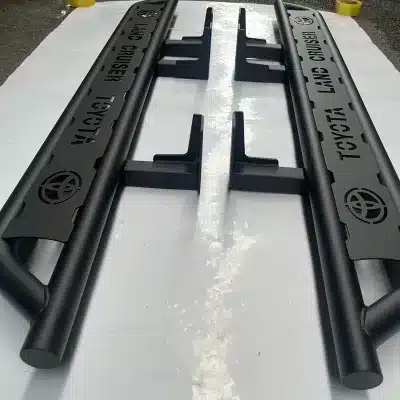 Heavy-Duty Side Steps Running Boards for 2008-2022 Toyota Land Cruiser LC200, Off-Road Style Rock Sliders Heavy-Duty Side Steps Running Boards for 2008-2022 Toyota Land Cruiser LC200, Off-Road Style Rock Sliders