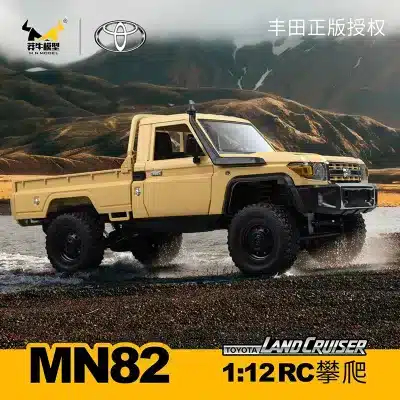 MN82 RC Crawler 1:12 Toyota Land Cruiser LC79 Pickup, 4WD Remote Control Off-Road Truck with Metal Axles & Gears MN82 RC Crawler 1:12 Toyota Land Cruiser LC79 Pickup, 4WD Remote Control Off-Road Truck with Metal Axles & Gears
