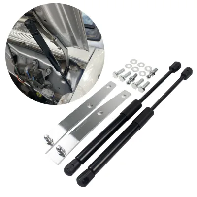 Front Hood Lift Support Gas Struts for Toyota Land Cruiser 70 Series LC70 LC75 LC76 LC78, Nitrogen Charged Hood Shocks
