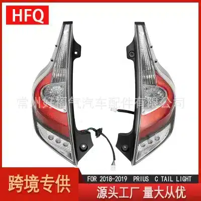 Right Passenger Side LED Tail Light Assembly for 2018-2019 Toyota Prius C Aqua, Replacement Lamp 81561-52D60 Right Passenger Side LED Tail Light Assembly for 2018-2019 Toyota Prius C Aqua, Replacement Lamp 81561-52D60