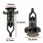 Bumper & Fender Liner Push-Type Clip 52161-02020 for Toyota Crown Corolla Camry, Nylon Fastener
