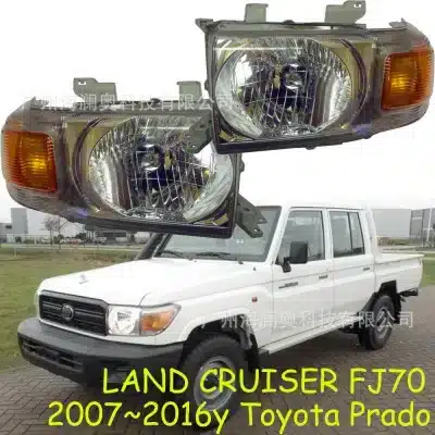 LED Headlight High/Low Beam Replacement for 2007-2016 Toyota FJ Cruiser, 45W 4500LM ABS Housing LED Headlight High/Low Beam Replacement for 2007-2016 Toyota FJ Cruiser, 45W 4500LM ABS Housing