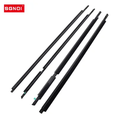 4PCS Door Window Weatherstrip Seal Belt Molding Set for Toyota Land Cruiser Prado LC120 LC150, Front & Rear Outer Window Seal 4PCS Door Window Weatherstrip Seal Belt Molding Set for Toyota Land Cruiser Prado LC120 LC150, Front & Rear Outer Window Seal