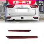 Rear Bumper LED Tail Light Assembly for 2022-2024 Toyota Land Cruiser LC300, Red Reflector Brake Turn Signal Warning Lamp