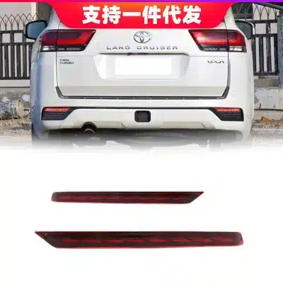 Rear Bumper LED Tail Light Assembly for 2022-2024 Toyota Land Cruiser LC300, Red Reflector Brake Turn Signal Warning Lamp Rear Bumper LED Tail Light Assembly for 2022-2024 Toyota Land Cruiser LC300, Red Reflector Brake Turn Signal Warning Lamp