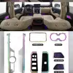 8-Piece LED Ambient Streamer & Rear Door Tweeter Speaker Trim Kit for Toyota Land Cruiser LC300