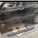 Heavy-Duty Steel Side Step Running Boards for 2003-2009 Toyota Land Cruiser Prado LC120, Off-Road Competitive Style
