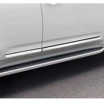 Chrome Side Door Body Molding Trim for 2022-2024 Toyota Land Cruiser LC300, 4PC Set Anti-Collision Protector Chrome Side Door Body Molding Trim for 2022-2024 Toyota Land Cruiser LC300, 4PC Set Anti-Collision Protector