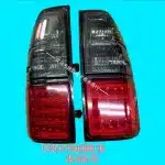 LED Tail Light Rear Brake Lamp Assembly for 1996-2001 Toyota Prado 90 95 Series, Smoke Grey Finish
