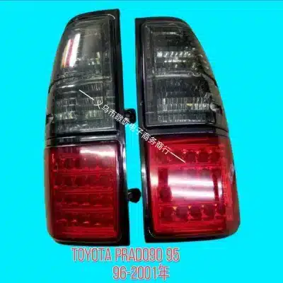 LED Tail Light Rear Brake Lamp Assembly for 1996-2001 Toyota Prado 90 95 Series, Smoke Grey Finish LED Tail Light Rear Brake Lamp Assembly for 1996-2001 Toyota Prado 90 95 Series, Smoke Grey Finish
