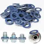 Engine Oil Drain Plug with Magnetic Tip and Aluminum Gasket Seal for Toyota Lexus Camry Corolla RAV4, Replaces 90341-12012 90430-12031