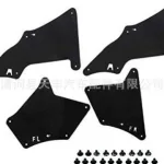 Genuine Style Fender Liner Rubber Pad Seal for Toyota Prado RZJ120, Part 53886-35020
