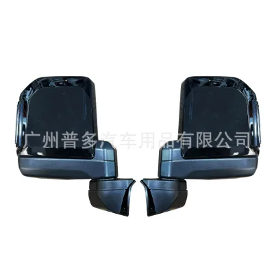 Manual Rear View Side Mirrors Left & Right Pair Black for Toyota Land Cruiser LC70 LC76 LC78 LC79