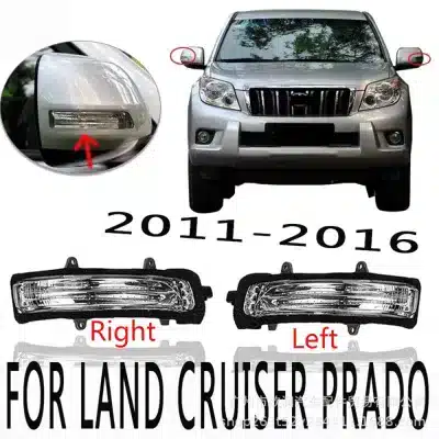 LED Side Mirror Turn Signal Light Sequential Lamp for Toyota Land Cruiser Prado 150 & 200 Series, Replaces 81740-60090 81730-60120 LED Side Mirror Turn Signal Light Sequential Lamp for Toyota Land Cruiser Prado 150 & 200 Series, Replaces 81740-60090 81730-60120