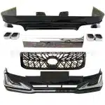 Full TRD Style Body Kit Bumper Assembly for 2009 Toyota Land Cruiser Prado FJ120, PP+ABS Plastic