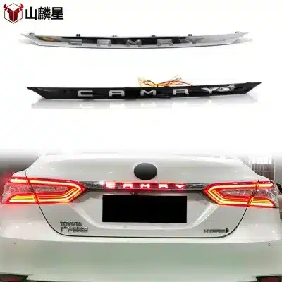 Full-Width Rear Trunk Tail Light Bar Smoked LED Assembly for 2018-2023 Toyota Camry 8th Gen Full-Width Rear Trunk Tail Light Bar Smoked LED Assembly for 2018-2023 Toyota Camry 8th Gen