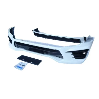 Front and Rear Bumper Lip Body Kit for Toyota Land Cruiser LC300 Middle East Version, PU Material White