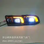 3-in-1 LED Fog Light & DRL Assembly for Mercedes-Benz W204 Sport Edition, White/Amber Sequential Turn Signal Replacement