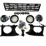 LED Headlight Corner Light Assembly for Toyota Land Cruiser FJ90 Prado, Left and Right Pair Replacement