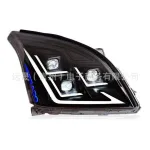 Projector Headlight Housing Set for 2003-2009 Toyota Land Cruiser Prado FJ120, Pair L+R