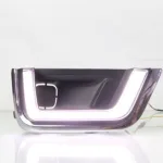LED Daytime Running Lights Dual-Color White/Amber Turn Signal Fog Lamp Assembly for 2022-2024 Toyota Land Cruiser LC300