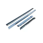 Chrome Side Door Body Molding Trim Strips 4pcs Set for Toyota Land Cruiser LC200, Anti-Collision Protection Strips