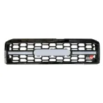 Front Bumper Grille with LED Lights GR Style Replacement for Toyota Land Cruiser LC70 LC76 LC79 2007-2022, Gloss Black
