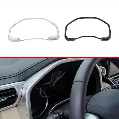 Instrument Panel Cluster Trim Frame Cover for 2023 Toyota Land Cruiser LC300, Glossy Piano Black ABS Instrument Panel Cluster Trim Frame Cover for 2023 Toyota Land Cruiser LC300, Glossy Piano Black ABS