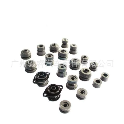 Body Mount Bushing Rubber Pad Kit and Frame Cover for Toyota Land Cruiser Prado VZJ95 RZJ95