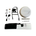 Rear Outer Spare Tire Carrier Bracket Assembly for 2008-2021 Toyota Land Cruiser LC200