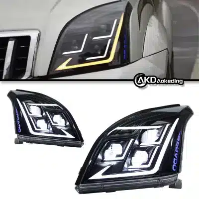 LED Projector Headlight Assembly with Triple Lens DRL Turn Signal for 2003-2009 Toyota Land Cruiser Prado LC120 LED Projector Headlight Assembly with Triple Lens DRL Turn Signal for 2003-2009 Toyota Land Cruiser Prado LC120