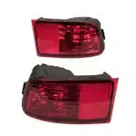 Rear Bumper Fog Lamp Reflectors for Toyota Prado FJ120 2003-2009, Tail Bumper Light Housing Left/Right, OEM 81591-60132 81581-60102