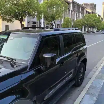 Aluminum Alloy Roof Rack Cross Bars for 2024 Toyota Land Cruiser Prado LC250, Black Luggage Carrier Aluminum Alloy Roof Rack Cross Bars for 2024 Toyota Land Cruiser Prado LC250, Black Luggage Carrier