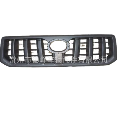 Front Radiator Hood Grille Gray ABS Replacement for Toyota Land Cruiser Prado FJ120 2003-2009